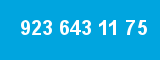 923 643 11 75